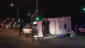 Paratech ambulance involved in crash near 7th and North; 3 taken to hospital