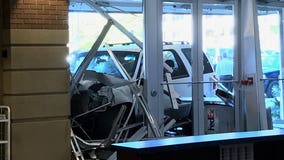 "Could've been much worse:" Vehicle slams into Al McGuire Center, employee hurt