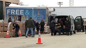 "It's a lifesaver:" Hunger Task Force distributes hundreds of 'Holiday Bins'