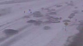 VIDEO: Traffic cam captures massive pileup on Highway 41/45