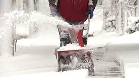 Preparations for first measurable snow started early Tuesday