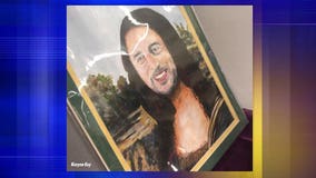 Hilarious painting of Aaron Rodgers as the Mona Lisa found at Portage thrift store