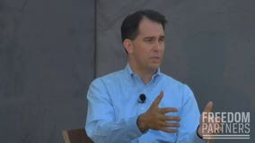 Governor Walker takes campaign for president to California for forum put on by Koch brothers