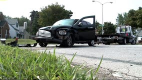 'You could hear her screaming:' Woman taken to hospital after crash near 60th & Lincoln Creek