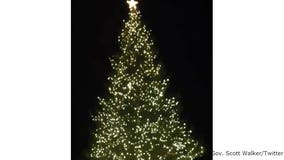 Gov. Scott Walker, First Lady Tonette Walker host Christmas tree lighting at Executive Residence