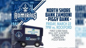 Admirals host IceHogs in key division battle Friday, March 22