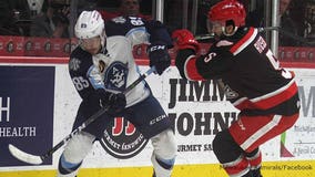 Admirals come back to earn point in OT loss to Grand Rapids Griffins