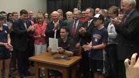 Gov. Walker signs Milwaukee Bucks arena funding bill: "This is much more than an arena"