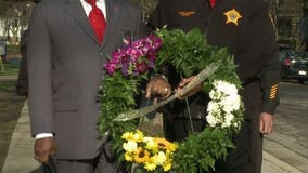 Wreath-laying ceremony held for Alexis Patterson, missing for 13 years