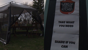 'In this together:' Neighbors start food pantry outside their homes to help others during pandemic