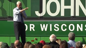 "Let's get it done Wisconsin!" Mike Pence pushes voters to the polls during campaign stop in Mukwonago