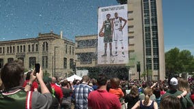 Milwaukee Bucks cap off busy arena week with block party, fans say "we're ready for the future now"