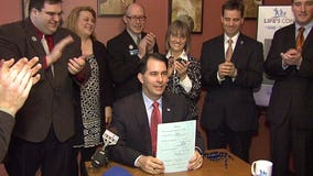 Gov. Walker signs Planned Parenthood defunding bills in Waukesha