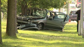 Developing: Car slams into tree near 91st & Good Hope Rd.