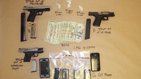 Washington County officials recover stolen guns, drugs