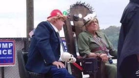 Parade float featuring Hillary Clinton, Donald Trump and electric chair stirs controversy