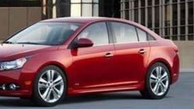 Racine Co. sheriff's officials seek red Chevy Cruze stolen during string of garage thefts