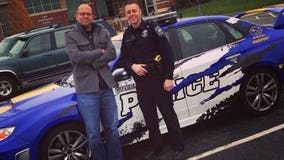 Greenfield Police Dept. squad car is an attention-grabber