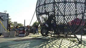 Family business: Meet the Ives brothers, who run the 'Ball of Steel,' featured at H-D's 115th anniversary party