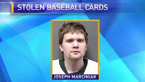 Man charged with armed robbery for allegedly stealing baseball cards