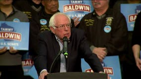 Bernie Sanders rallies Wisconsin voters before President Trump, Obama visits