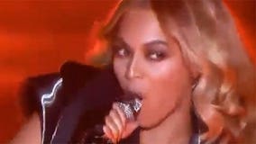 Beyonce takes to Super Bowl stage with Destiny's Child