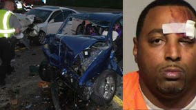 Chaze Biami pleads no contest to 6 felony counts in connection with wrong-way crash