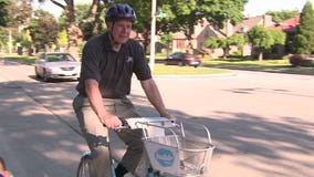 "Red Box for bicycles:" Mayor promotes Bublr Bikes bike-sharing program during "Bike To Work" week