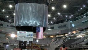 9.4 million LEDs: New Daktronics scoreboard hoisted into place in new Milwaukee Bucks' arena