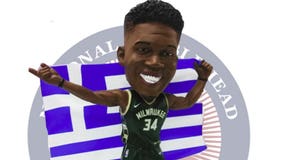 Limited edition: Giannis Antetokounmpo 'Greek Freak' bobblehead unveiled