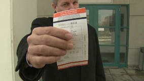 Brad Hicks fights parking ticket after meter blocked by snow