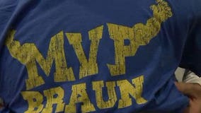 Quick turnaround on Braun MVP shirts at Brew City Apparel