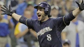 Brewers plan ceremony Sunday to recognize Braun's MVP award