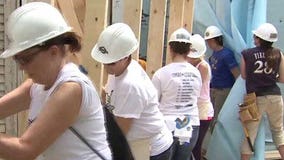 Brewers wives pitch in to build homes with Habitat for Humanity