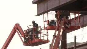 Construction milestone: First concrete slab poured at new Bucks arena site