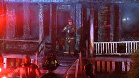 Family escapes overnight house fire: "It was so hot you could feel it from my house directly across the street"