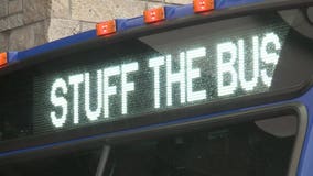 'Important to give back:' Thousands of food items collected during 'Stuff the Bus' drive