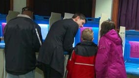 V.P. candidate Paul Ryan casts his vote in Janesville