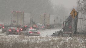 Winter weather causes morning traffic accidents, delays