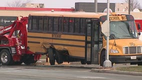 Car, school bus collide at 13th & Rawson in Oak Creek