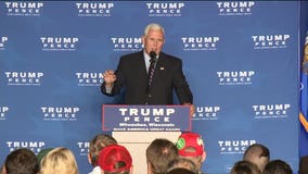 "A great leader:" Mike Pence touts Donald Trump during campaign stop in Milwaukee