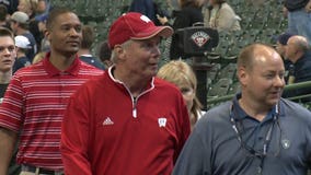 "Oh that was fun!" Badgers men's basketball team honored for Final Four showing at Miller Park