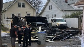Total loss: Out-of-control bonfire sparks garage fire in Milwaukee