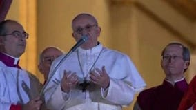 Pope Francis leading Good Friday worship, Via Crucis ceremony