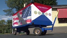 Casket cart for fallen heroes dedicated, presented to Southwest Airlines