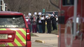 Surprise for the health care workers at Aurora St. Luke's South Shore in Cudahy