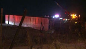 Only in Wisconsin! Truck carrying 40,000 pounds of cheese overturns in Washington County!