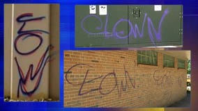 Police search for vandal responsible for 'clown' graffiti found throughout West Allis