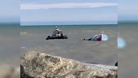 Kite surfer rescued along Milwaukee's lakefront