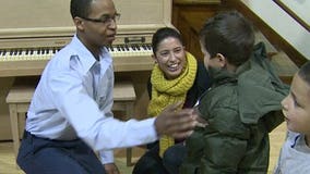 Milwaukee firefighters give new coats to kids in need